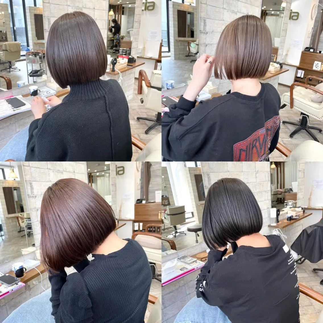 ショート カット ヘアカラー トリートメント 髪質改善 中川 翔のヘアスタイル