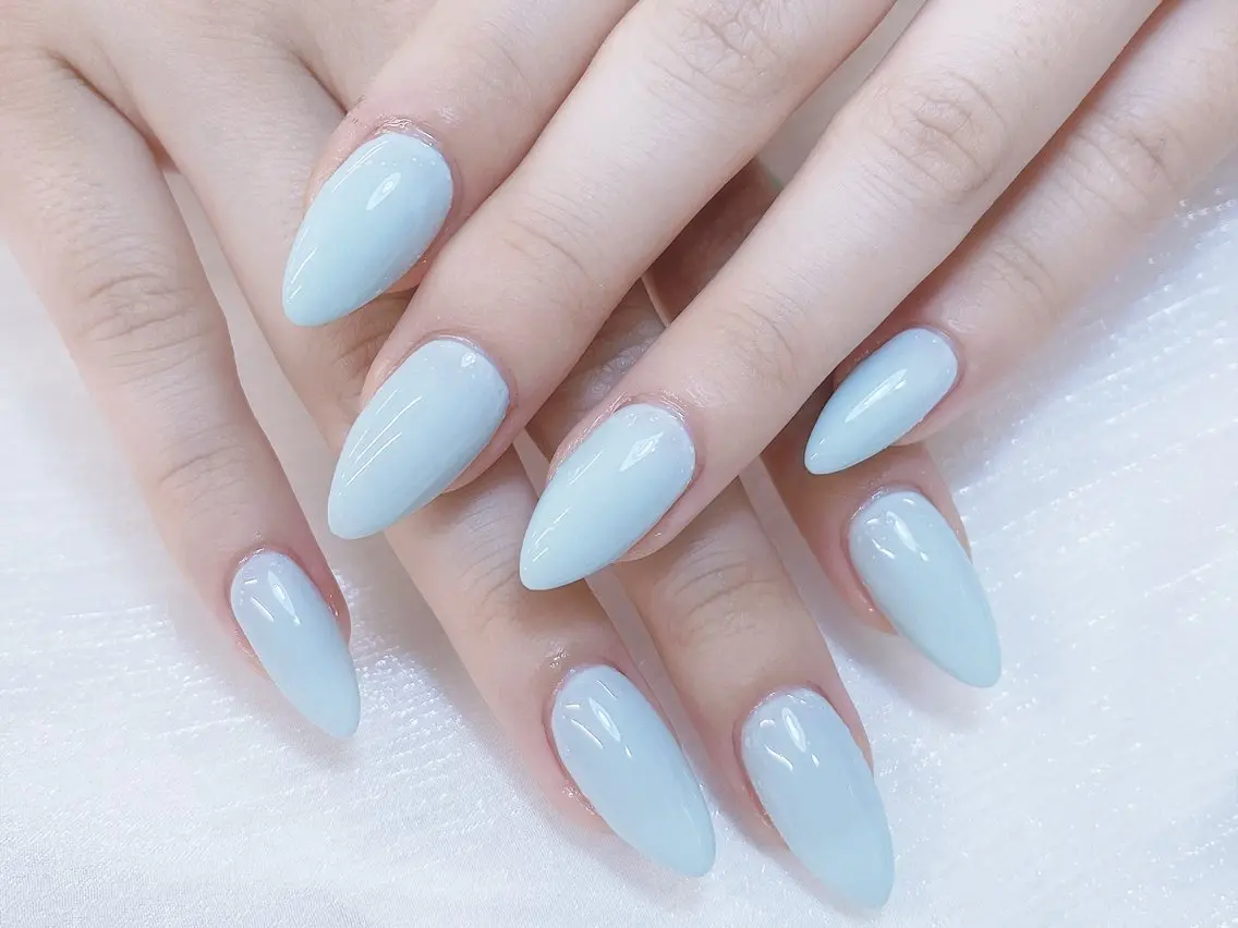 ネイル チークネイル 成人式 フレンチネイル グラデーション 氷ネイル・うるうるネイル ハンドネイル DUO MI nail salonのネイルデザイン