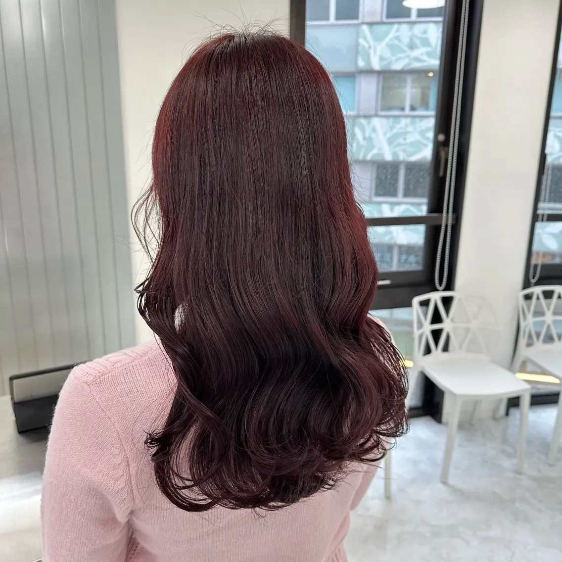セミロング カラー レイヤーダブルカラー KYONのヘアスタイル