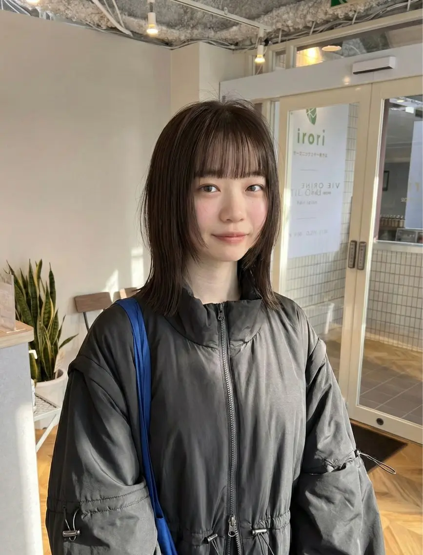 ミディアム カラー カット ヘアカラー トリートメント 口コミ150件超え 💬☘️笹岡航太のヘアスタイル