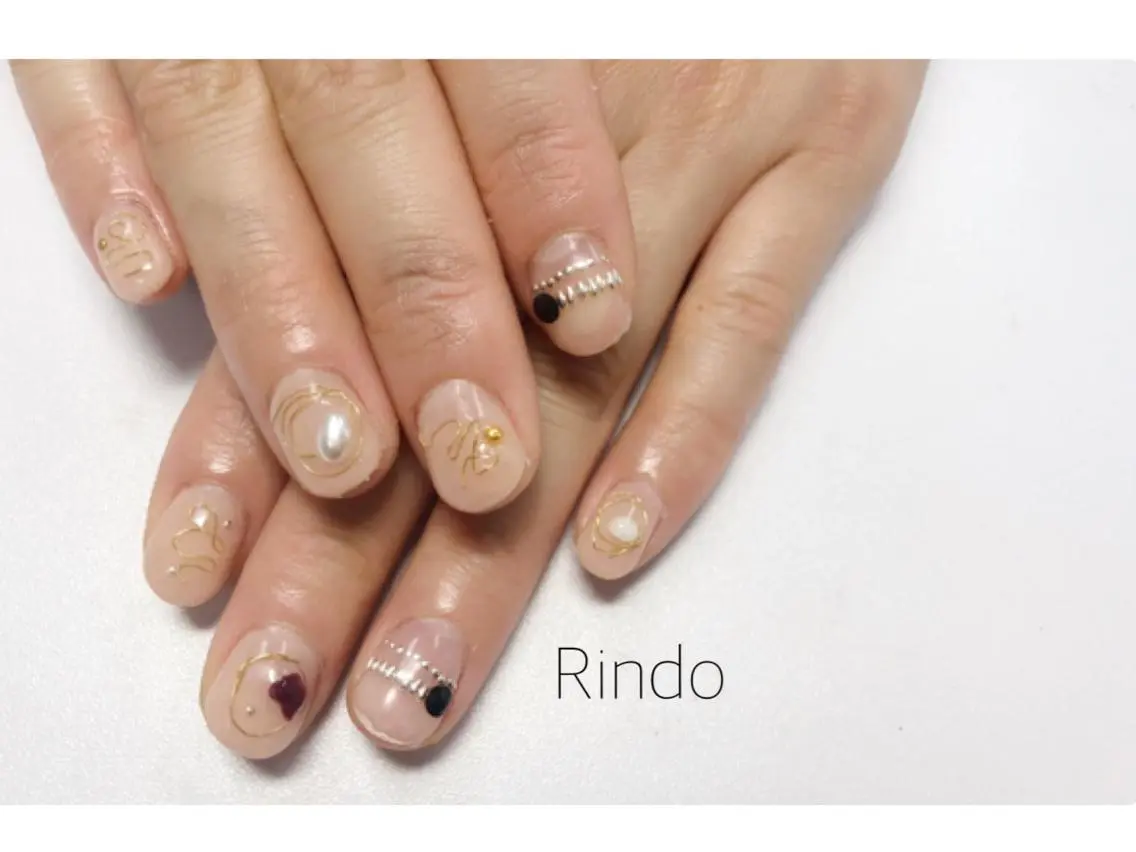 ネイル ハンドネイル Rindo.ネイル ♡耳つぼジュエリーのその他イメージ