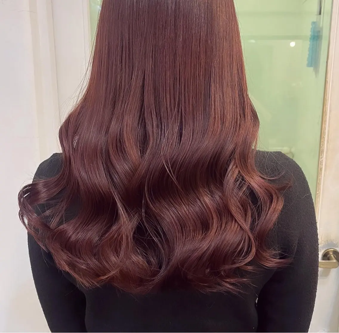 ロング カラー mizuho🐈‍⬛ 艶髪￤ダークトーンのヘアスタイル