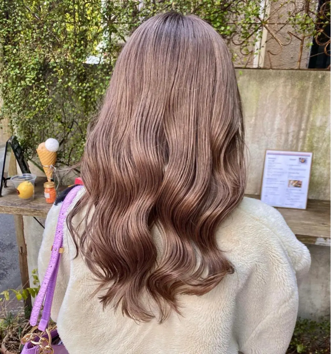 ロング カラー ヘアカラー トリートメント 🦋透明感カラー🦋 なつやのヘアスタイル