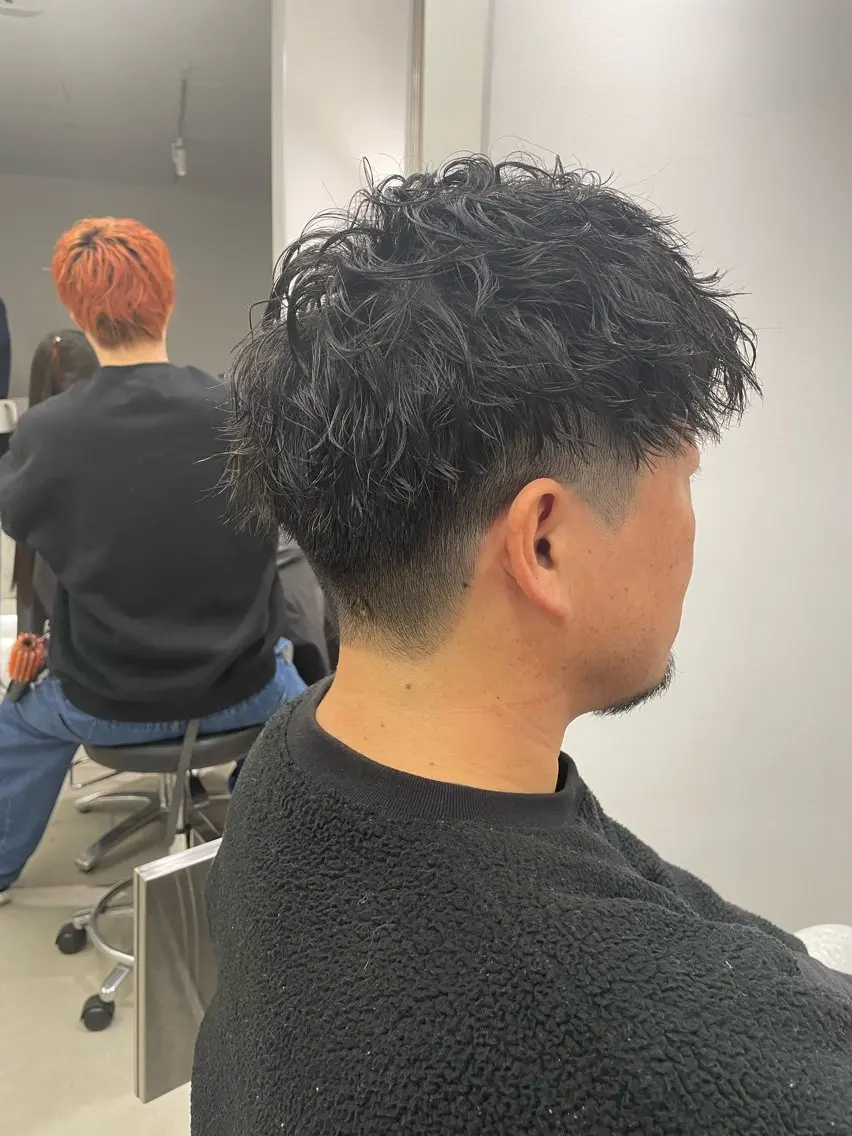 ショート パーマ メンズ 髪質改善/茅ヶ崎 マツモト リョウのヘアスタイル