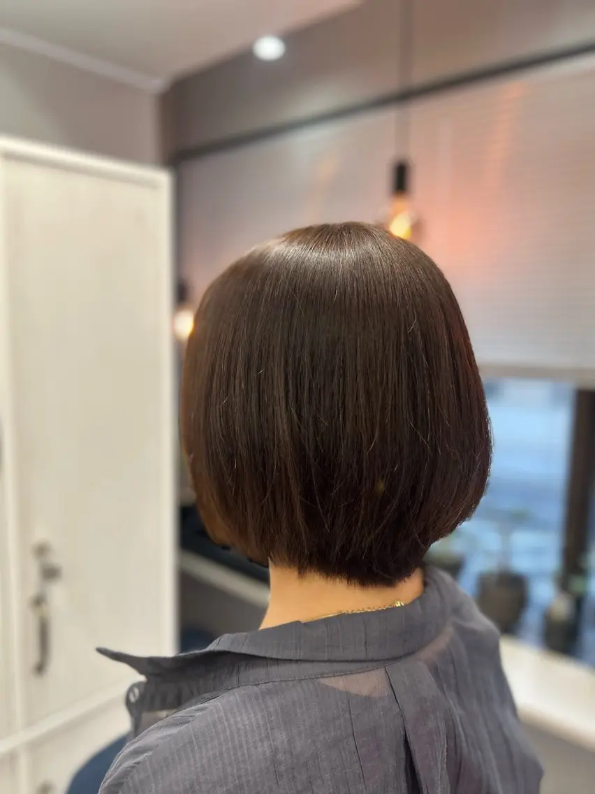 ショート ボブ カット 池田 太一のヘアスタイル