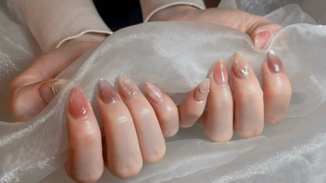 ネイル ブライダルネイル ハンドネイル nail salon peachのネイルデザイン