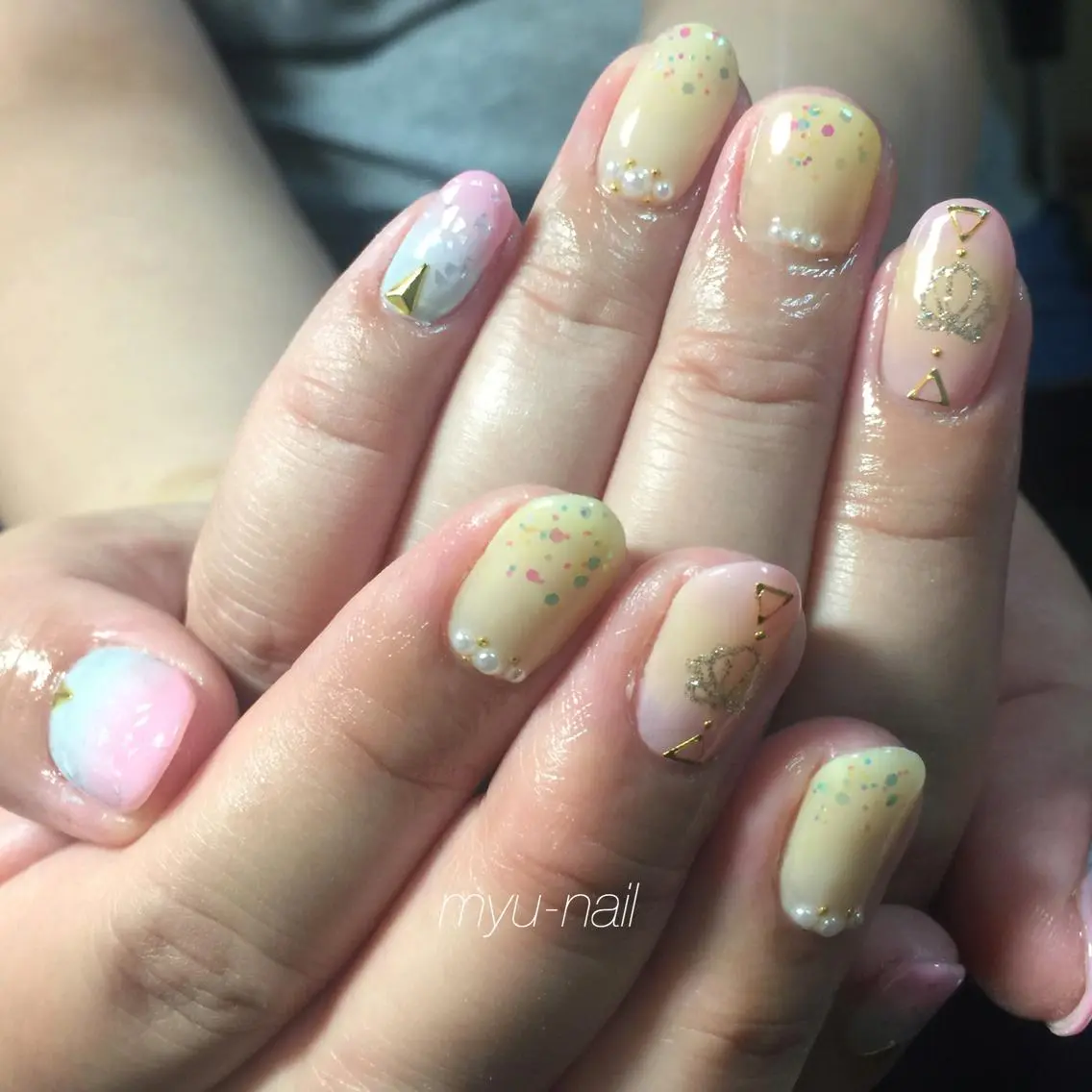 ネイル アートネイル ホームサロン myu-nailのネイルデザイン