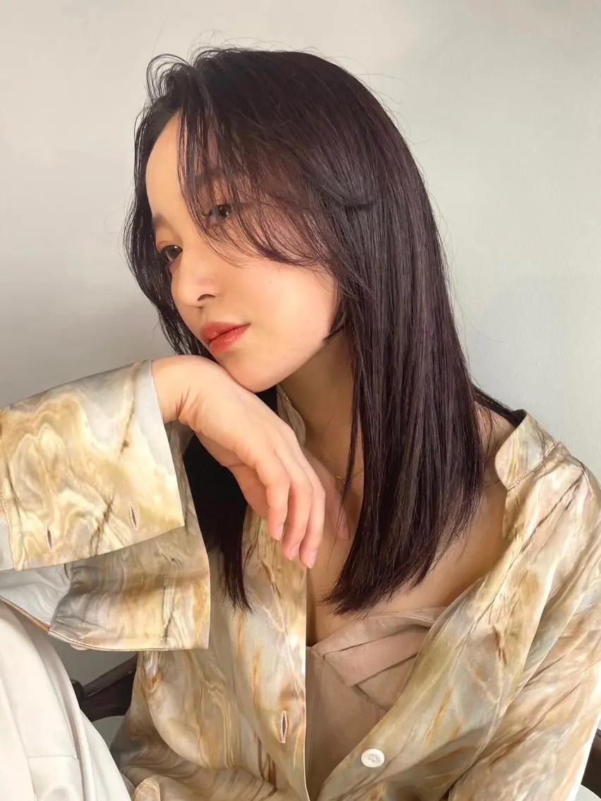 セミロング セミロングパーマ エクステ ハイライト 髪質改善 レイヤーカット ヘアカラー トリートメント 🌜 Lulu 🌛 公式/大通のヘアスタイル