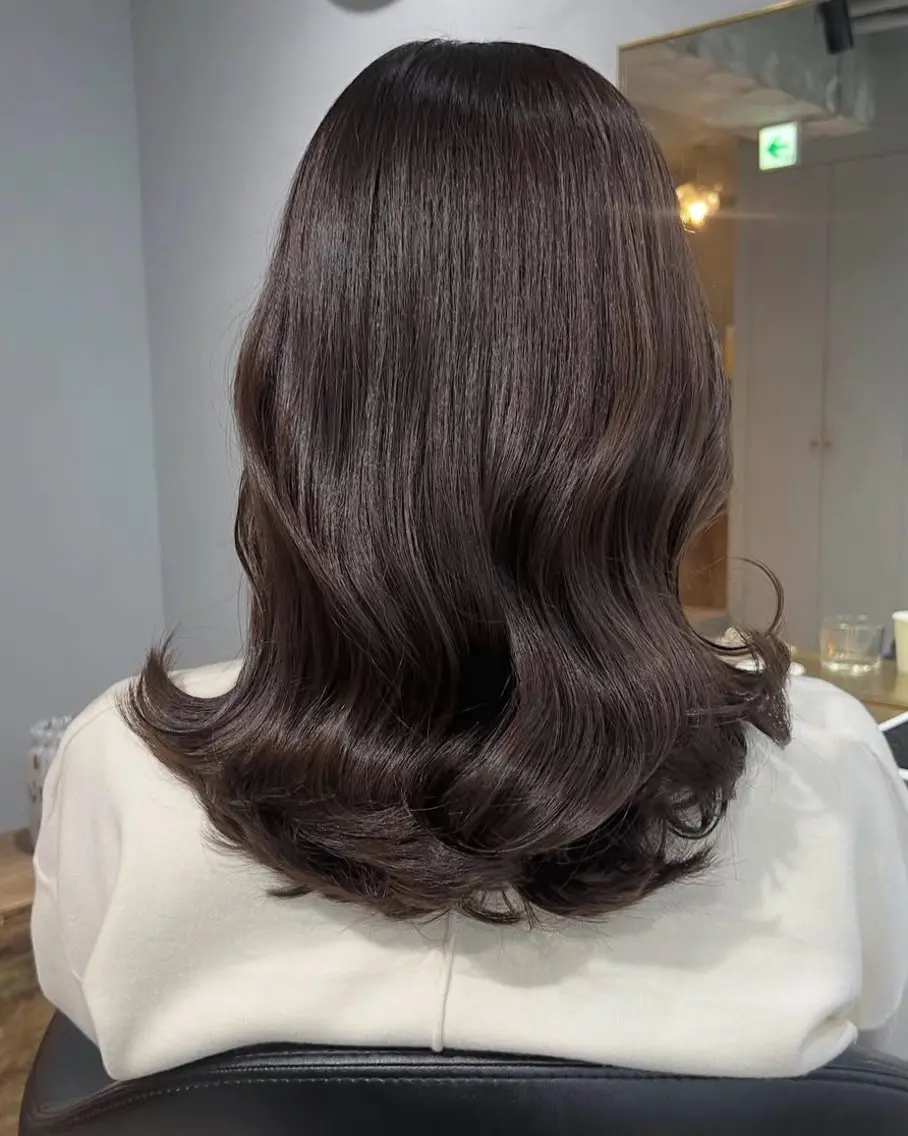 ミディアム カラー カット ヘアカラー トリートメント akane/ボブ /ブラウンベージュのヘアスタイル