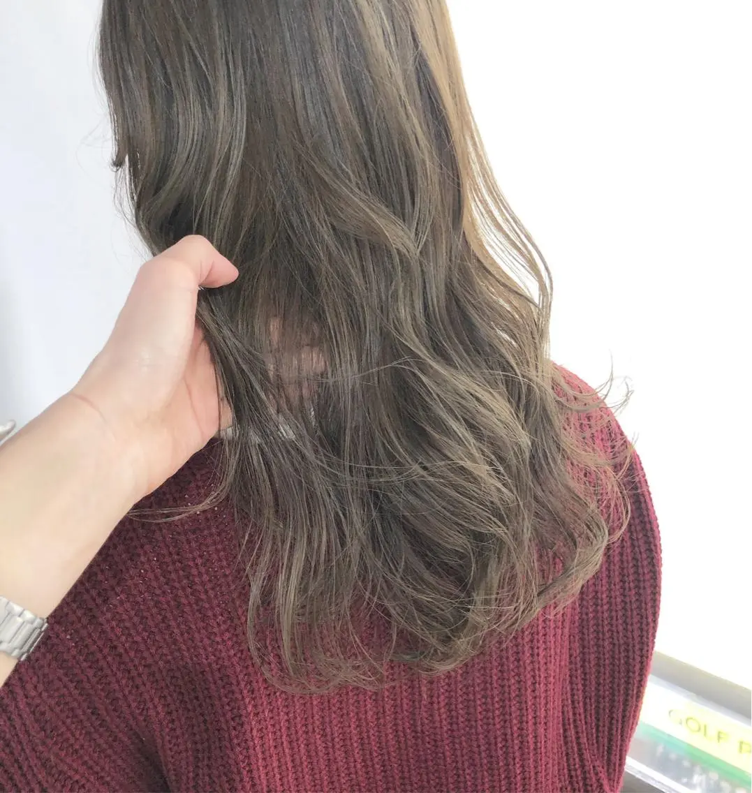 セミロング カラー ベージュカラー ミルクティーベージュ kazuki iconのヘアスタイル