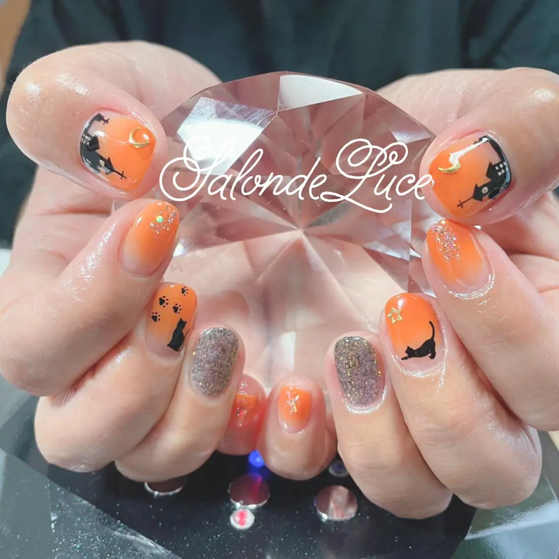 ネイル ハロウィン Salon de Luceのネイルデザイン