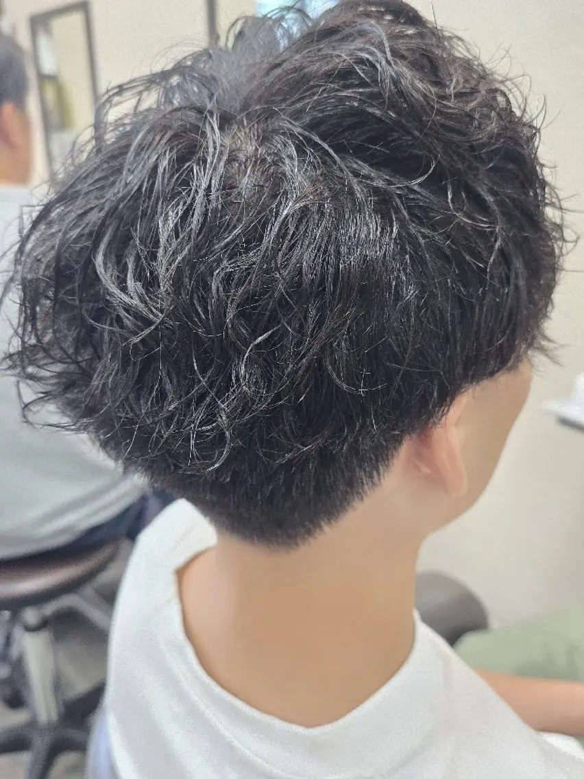 ショート カット パーマ ヘアセット 石川(park) ジェウンのヘアスタイル