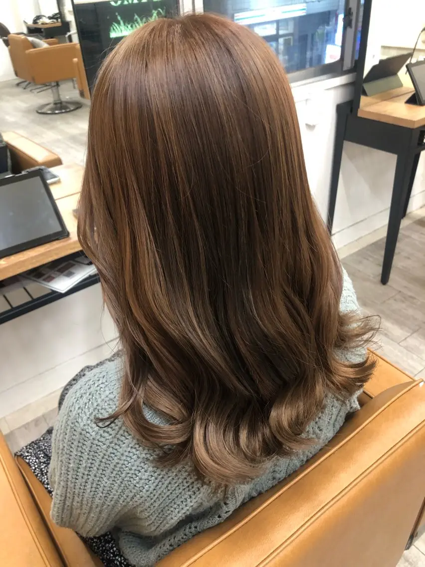ダブルカラー👸🏽➕3ステップトリートメント🫶🏻🤎の写真