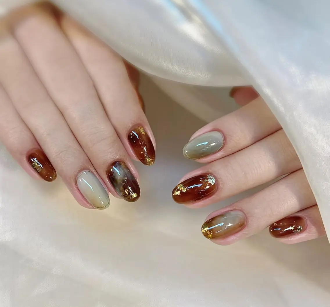ネイル アートネイル チークネイル 長さ出し フレンチネイル ジェルネイル YK Beauty Salonのマツエク・マツパデザイン
