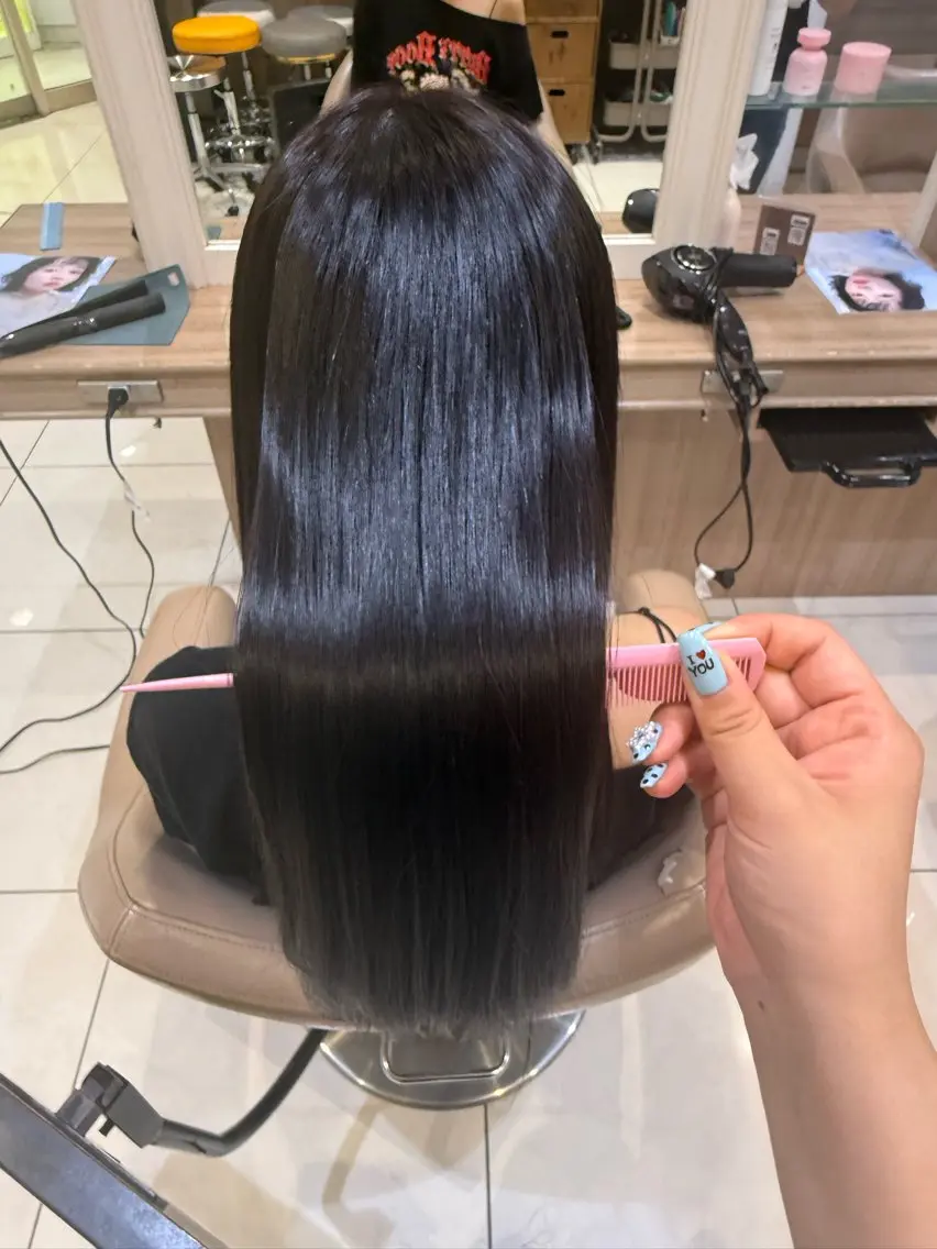 ロング カラー ヘアカラー カラーモデル募集中 ヒライミハネのヘアスタイル