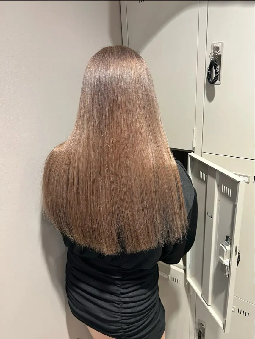 セミロング カラー ヘアアレンジ カット ヘアカラー 🩵 JURI🩵のヘアスタイル