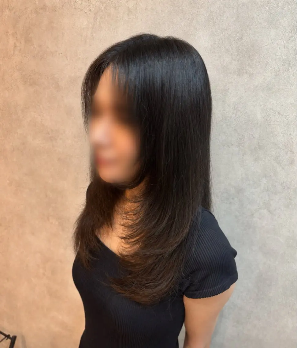 セミロング ハイレイヤー レイヤーカット Agu hair / Kyoka໒꒱⡱のヘアスタイル