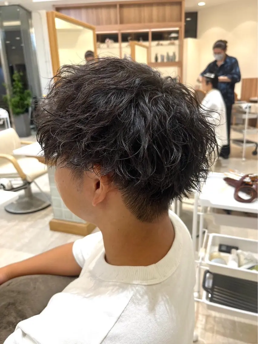 【メンズ限定】髪質改善ツイストスパイラルパーマの写真