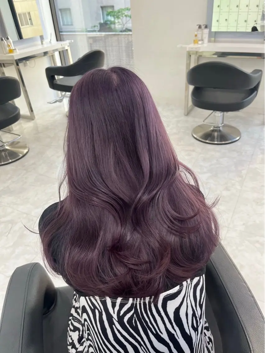 【💕期間限定半額以下💕】暖色も寒色も！💜ラベンダー専用メニュー💜【ブリーチなしorありWカラー】の写真