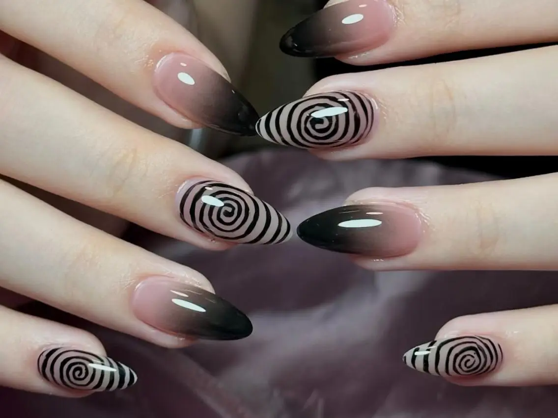 ネイル メンズ メンズ韓国風 ボルドー ブラウン チークネイル 長さ出し ハンドネイル ハンドケア NEW NAIL KaKa❤️‍🔥のネイルデザイン