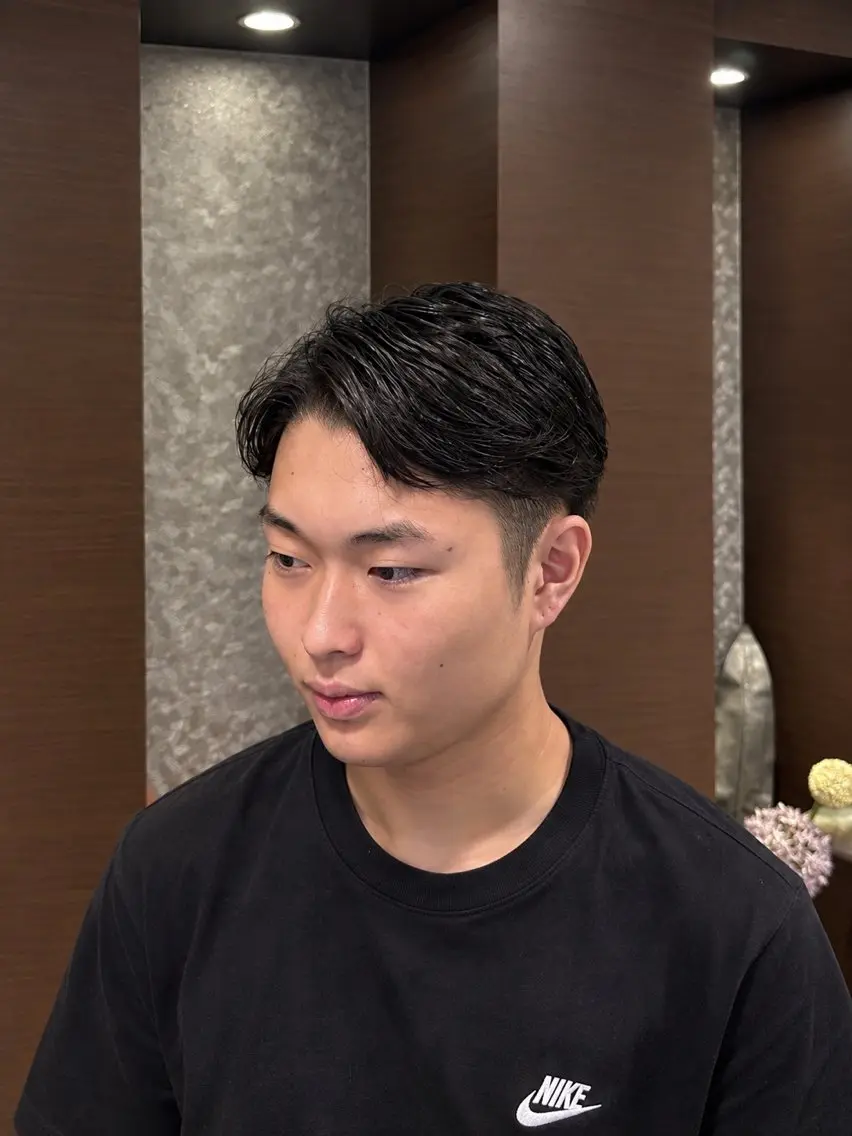 メンズ 藤原 航のヘアスタイル