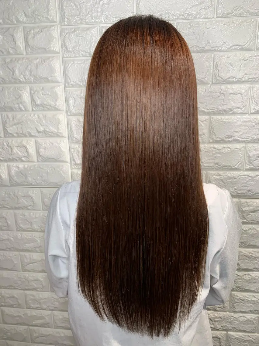 潤艶ストレート⚜️似合わせカット&縮毛矯正 【トリートメント付】の写真