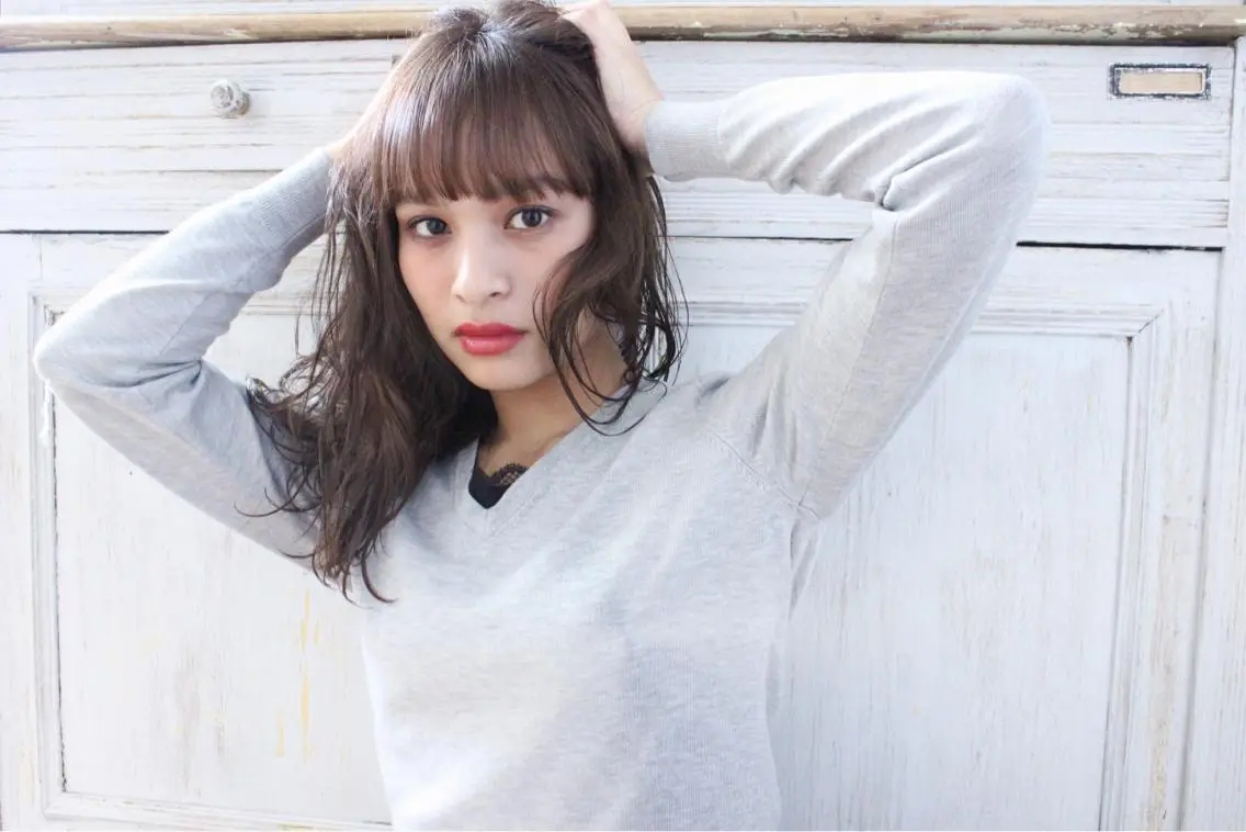 セミロング カラー パーマ ooit 【オーイット】のヘアスタイル