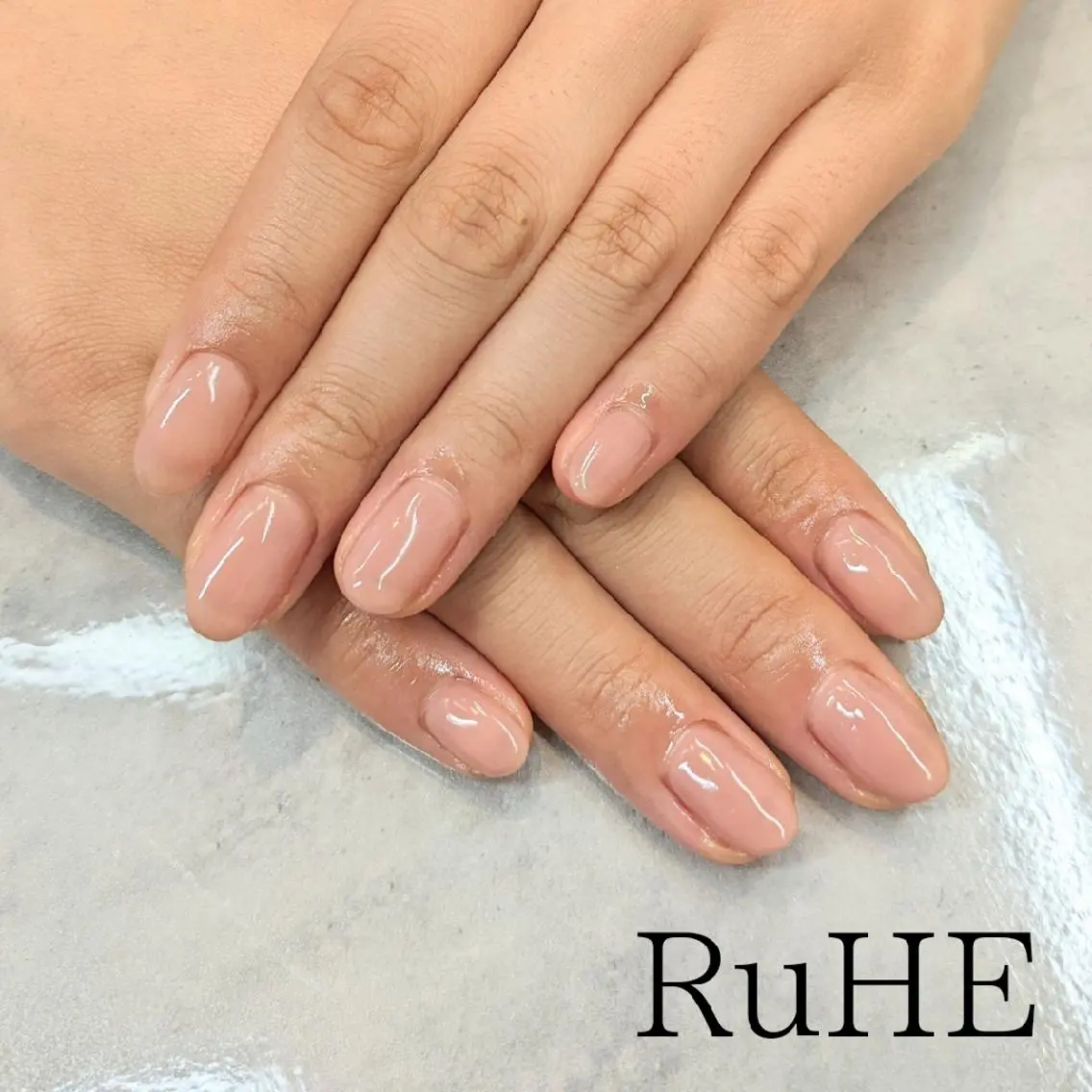 ネイル ワンカラーネイル BBnail ogataのネイルデザイン