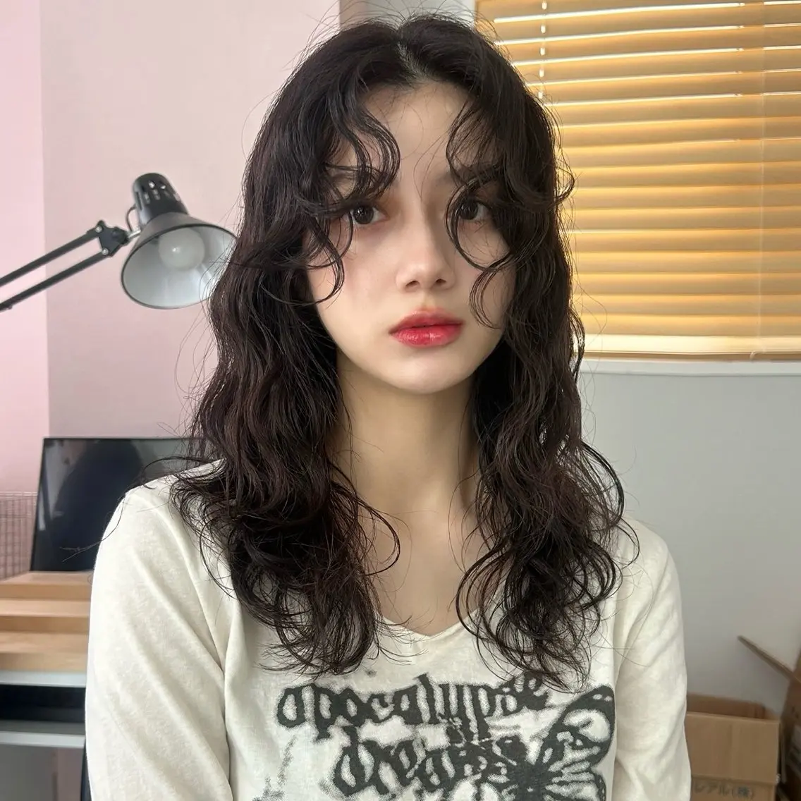 ミディアム カラー mi yuのヘアスタイル