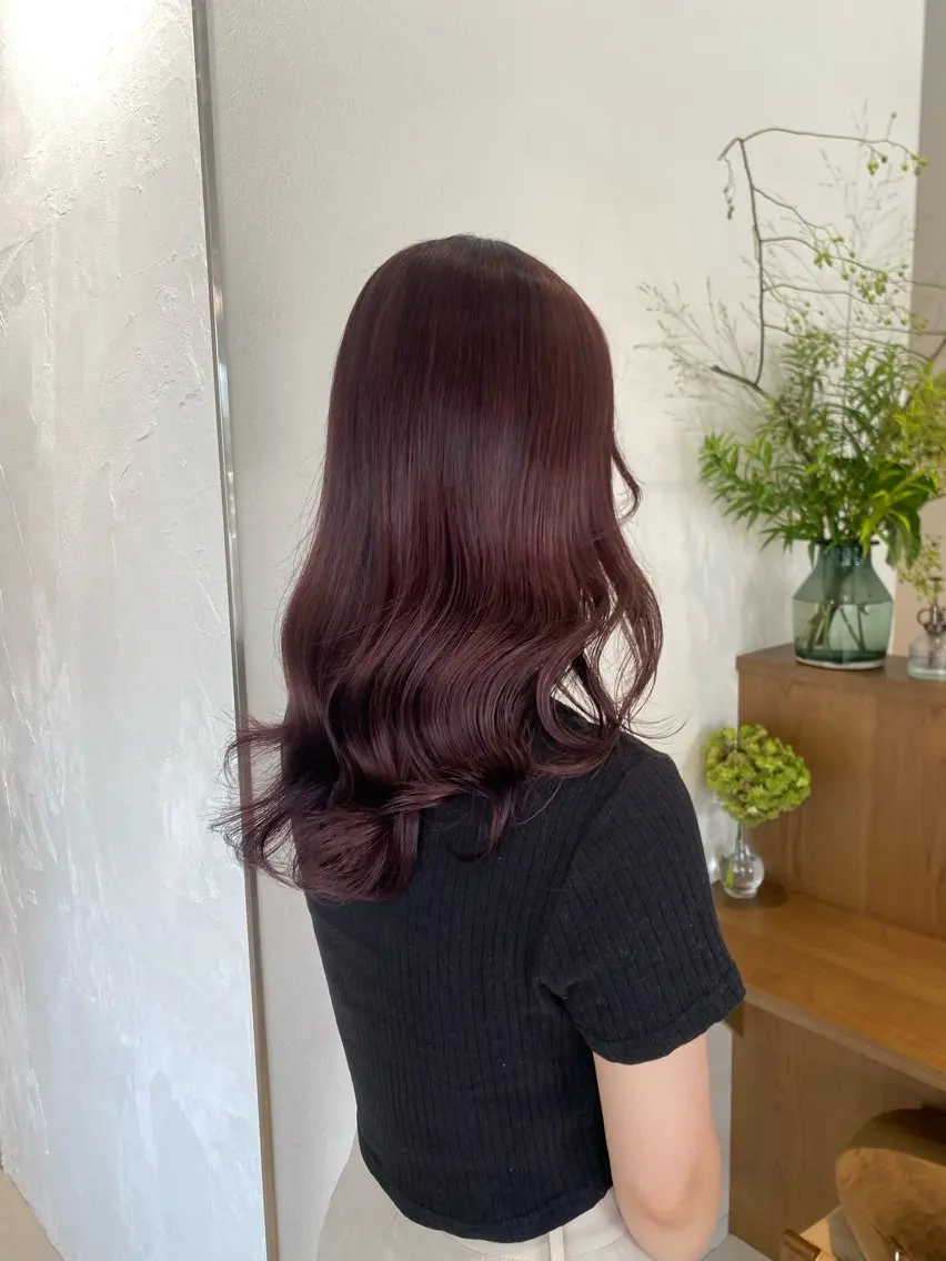ロング カラー ヘアカラー ブリーチなしWカラー 暖色カラー/mayuのヘアスタイル
