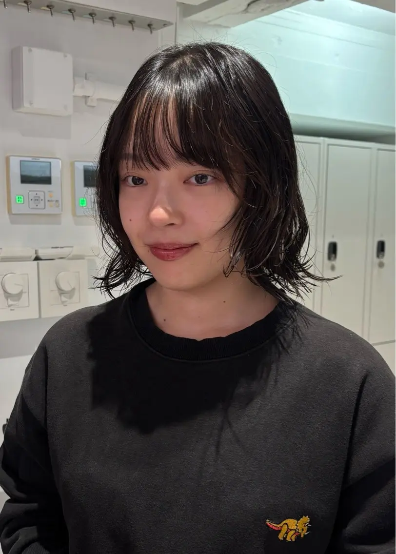 パーマ カット パーマ トリートメント ヘアセット miyu / Olive×縮毛矯正のヘアスタイル