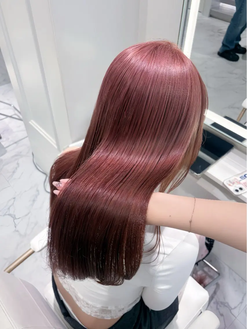 ロング カラー カット ヘアカラー トリートメント ParveMix🎀 稲垣 詞葉のヘアスタイル