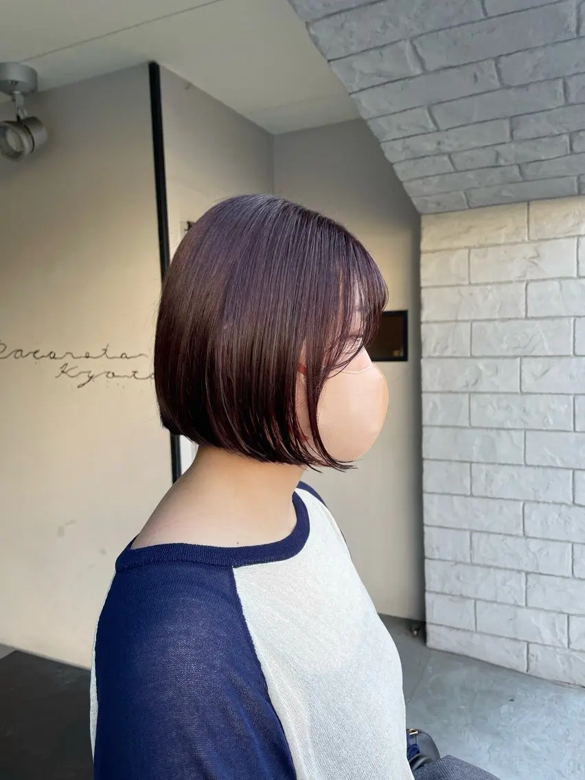 🌷🤍【人気No.1】似合わせカット＋カラー＋シルクトリートメントの写真