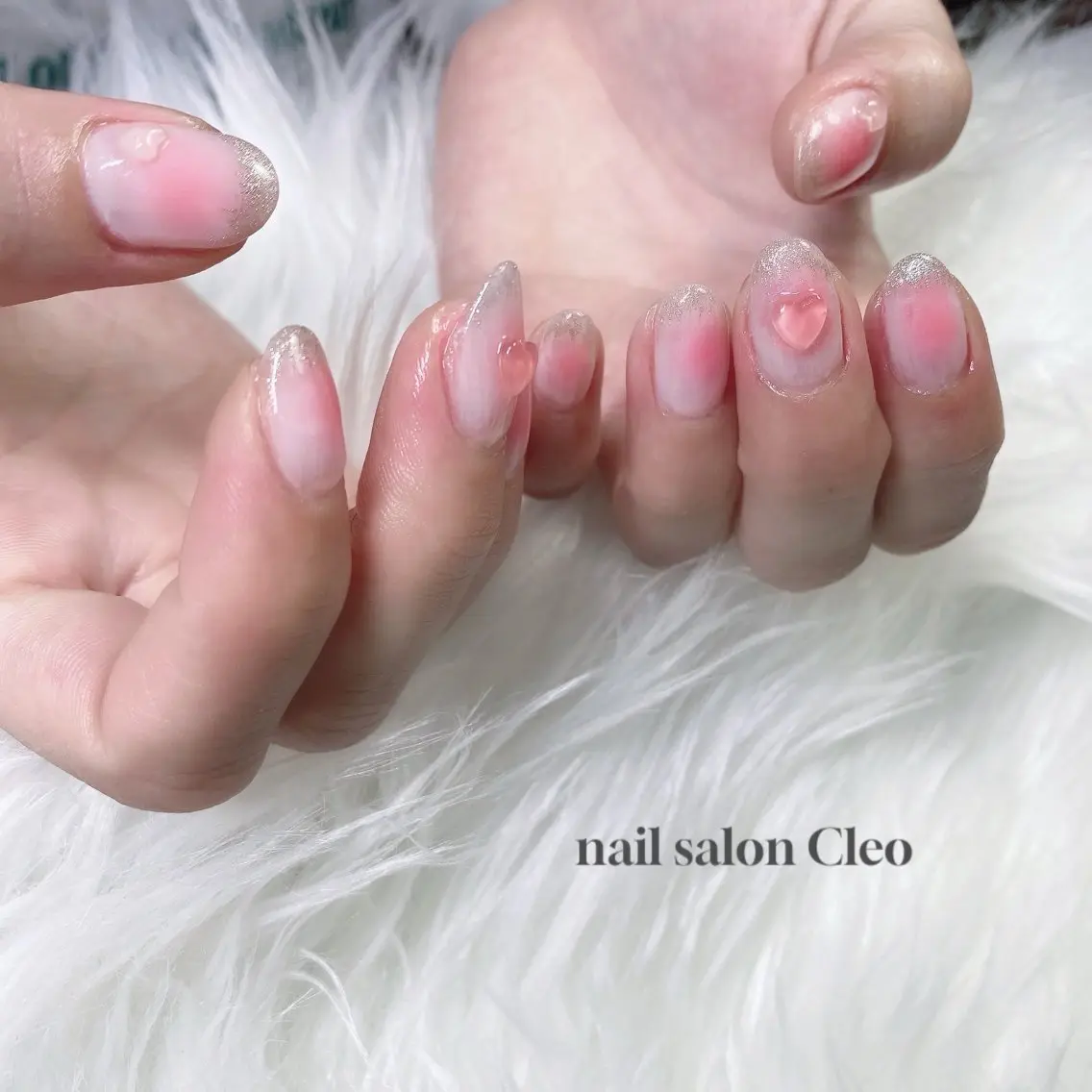 ネイル チークネイル マグネットネイル Cleo クレオのネイルデザイン