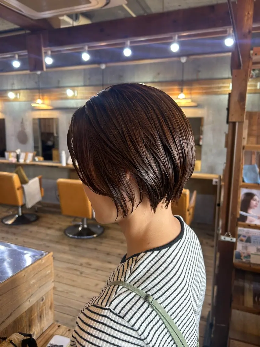 ショート hairlabo haru🌿ナナハのヘアスタイル