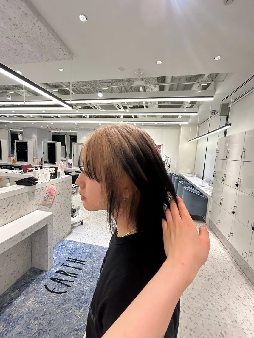ミディアム カラー メンズ 𝐑𝐈𝐎ྀིのヘアスタイル