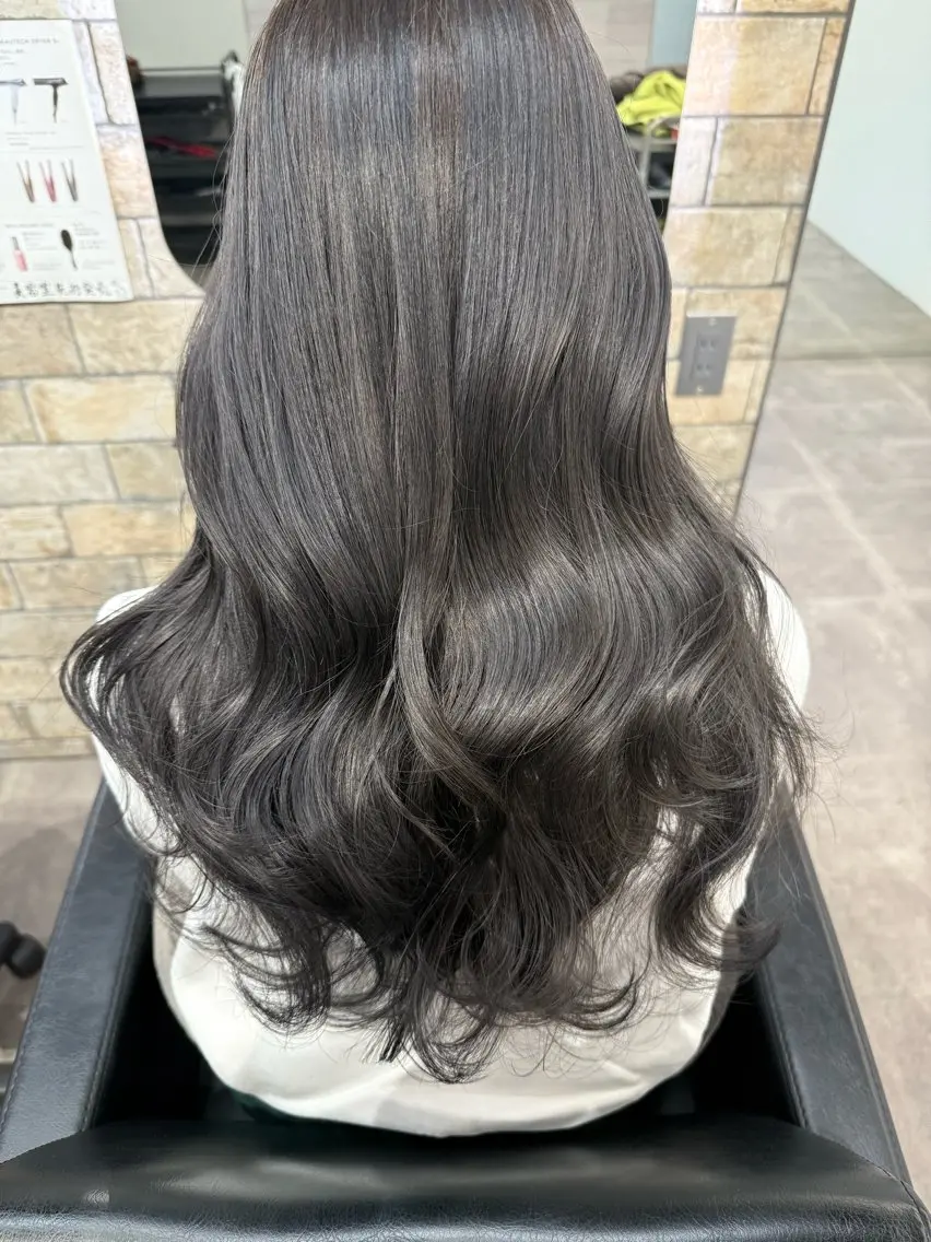 ロング ヘアカラー トリートメント Fan.ray店長 🌈 HIBIKIのヘアスタイル