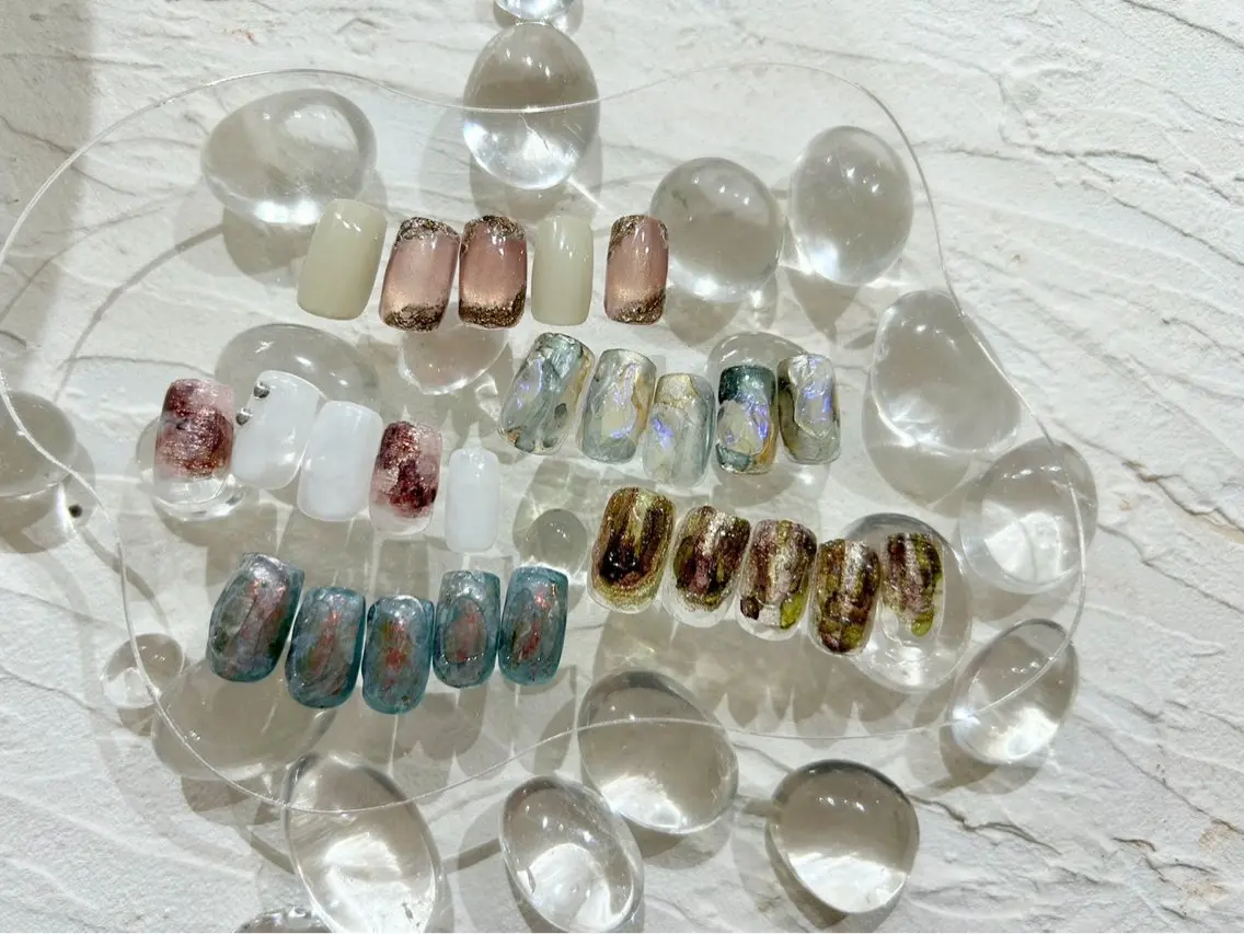 🧊鉱物ネイル🧊（オフ有り）の写真