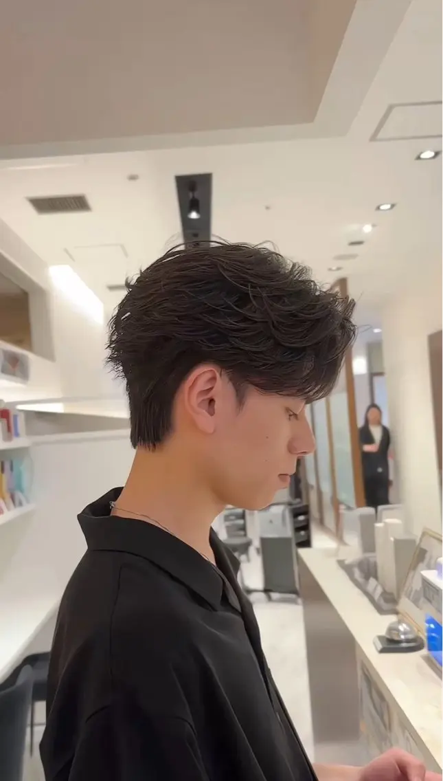 ショート パーマ メンズ 瀧野 翔吾【メンズ特化】のヘアスタイル