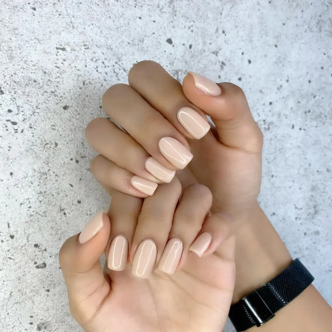セミロング カラー パーマ ヘアアレンジ メンズ キッズ ネイル マツエク・マツパ ベージュカラー ジェルネイル オフィスネイル ワンカラーネイル シンプルネイル Salon Ｋのネイルデザイン