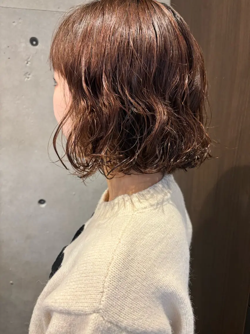 ショート パーマ 池田理紗/ bob/メンズカットのヘアスタイル