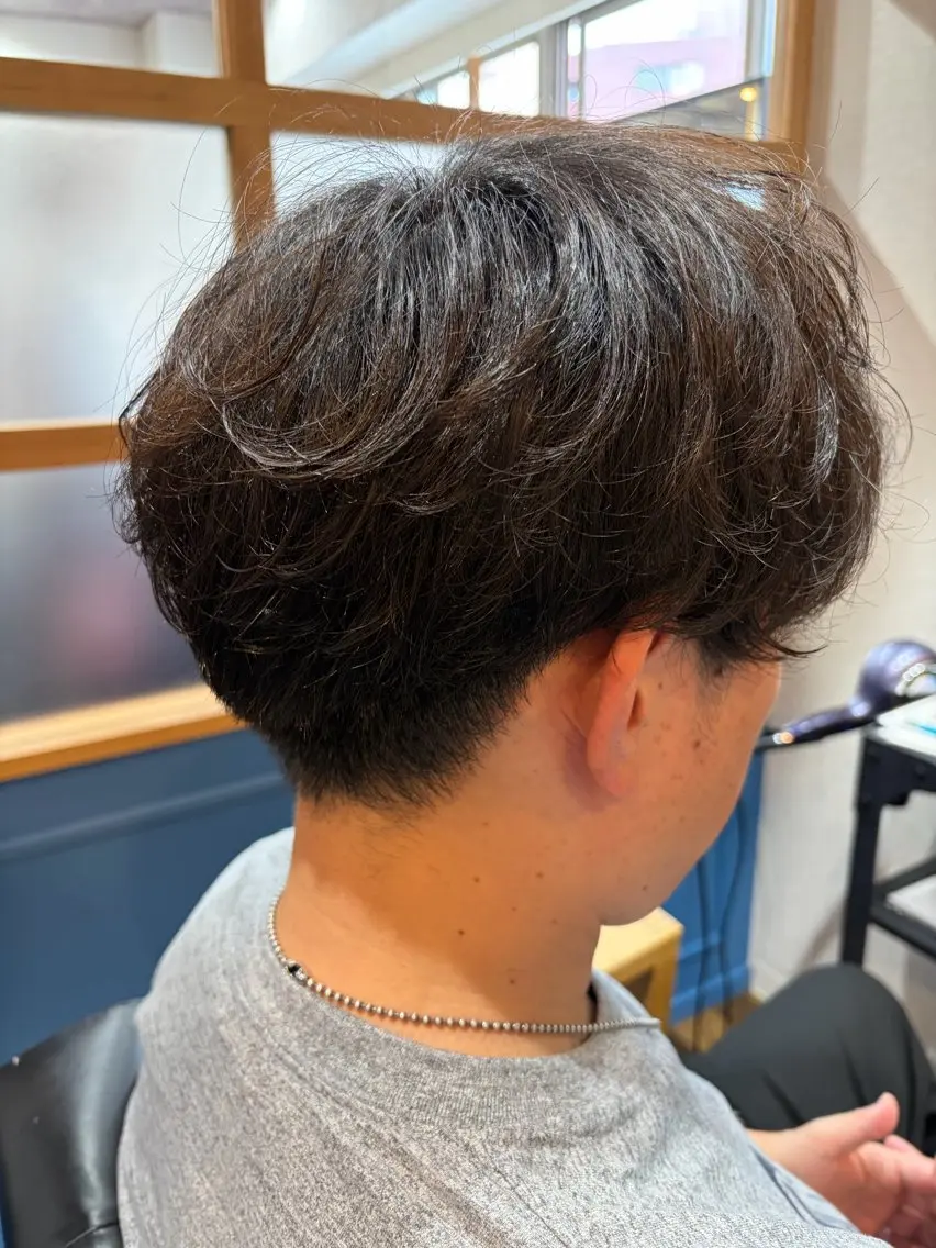 メンズパーマ+カット🔥✂️の写真