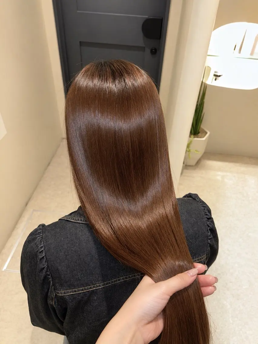 ロング 縮毛矯正 Bonheur銀座/ Kiranaのヘアスタイル