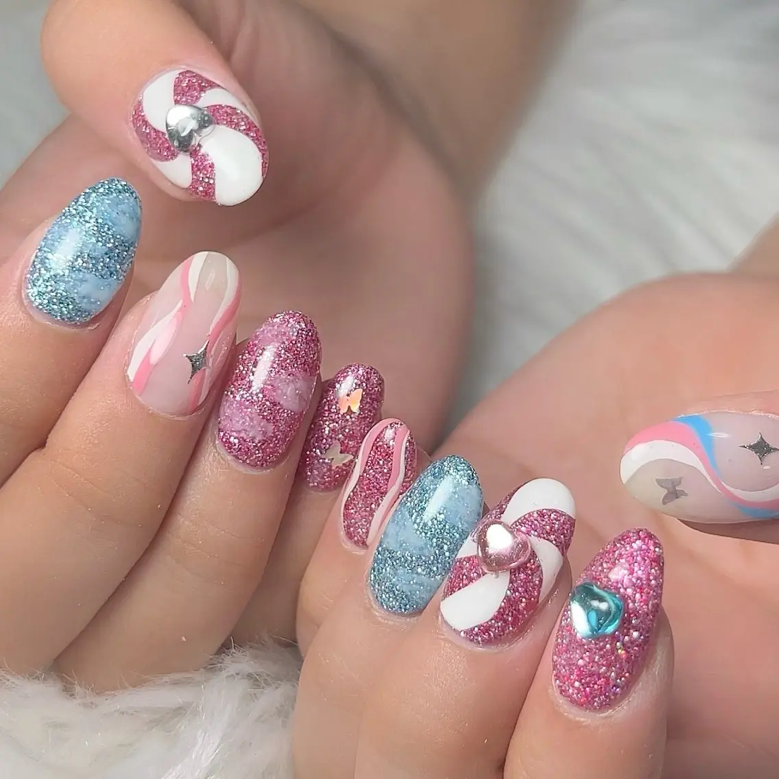 ネイル ハンドネイル 【Yappy🌈】 💖P-tanaのネイルデザイン
