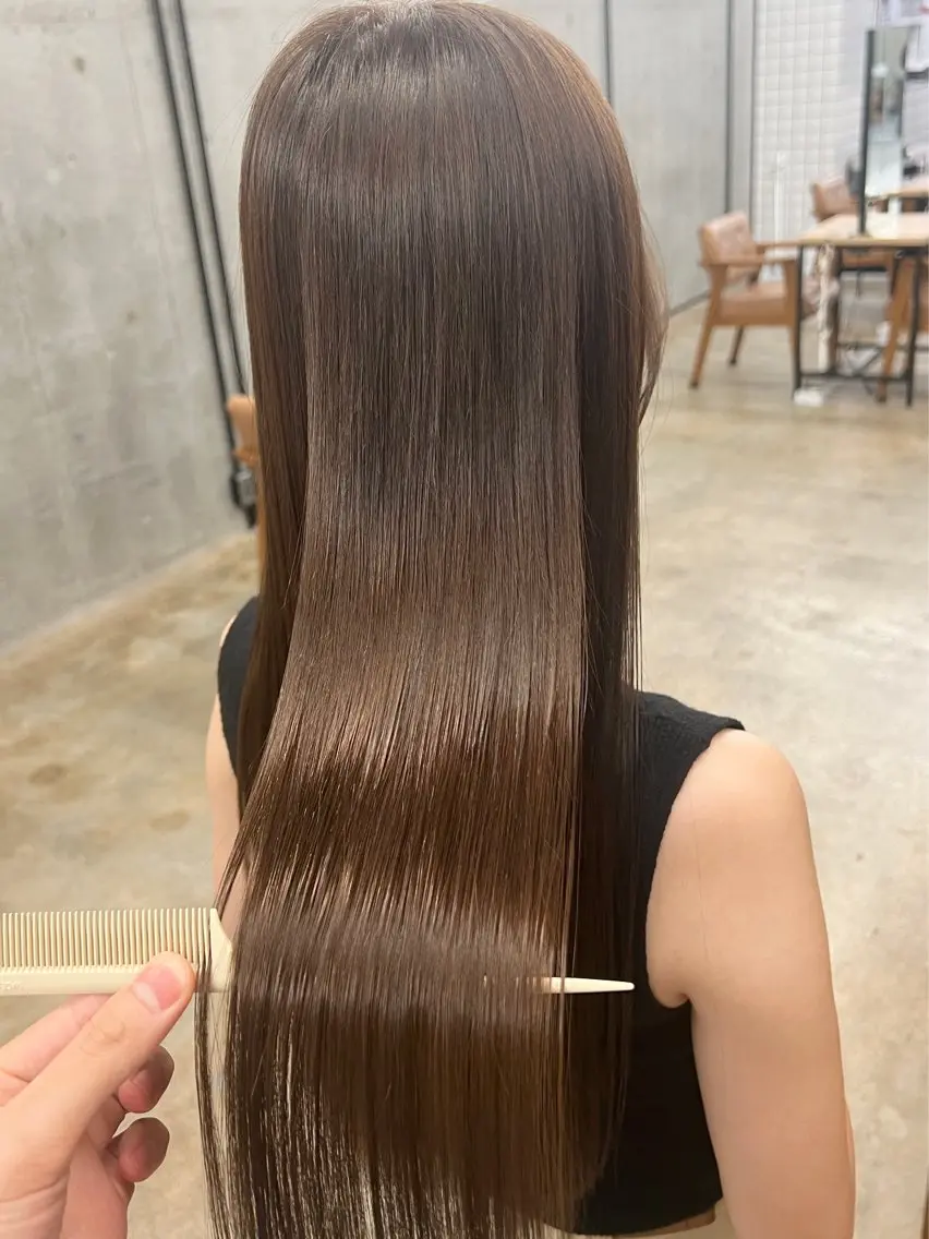 ロング カット ヘアカラー トリートメント ✨艶髪職人 しょうたろう✨のヘアスタイル