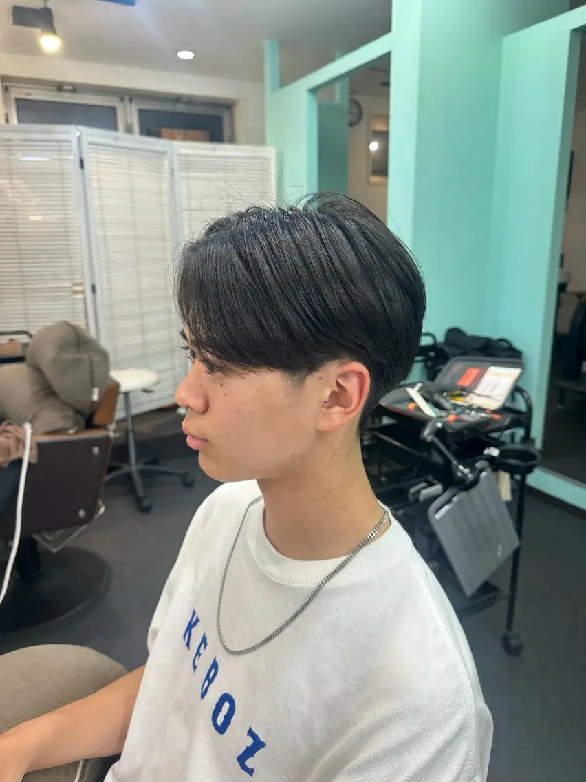 メンズ メンズ韓国風 韓国マッシュ マッシュ カット MOMO 💕💕のヘアスタイル