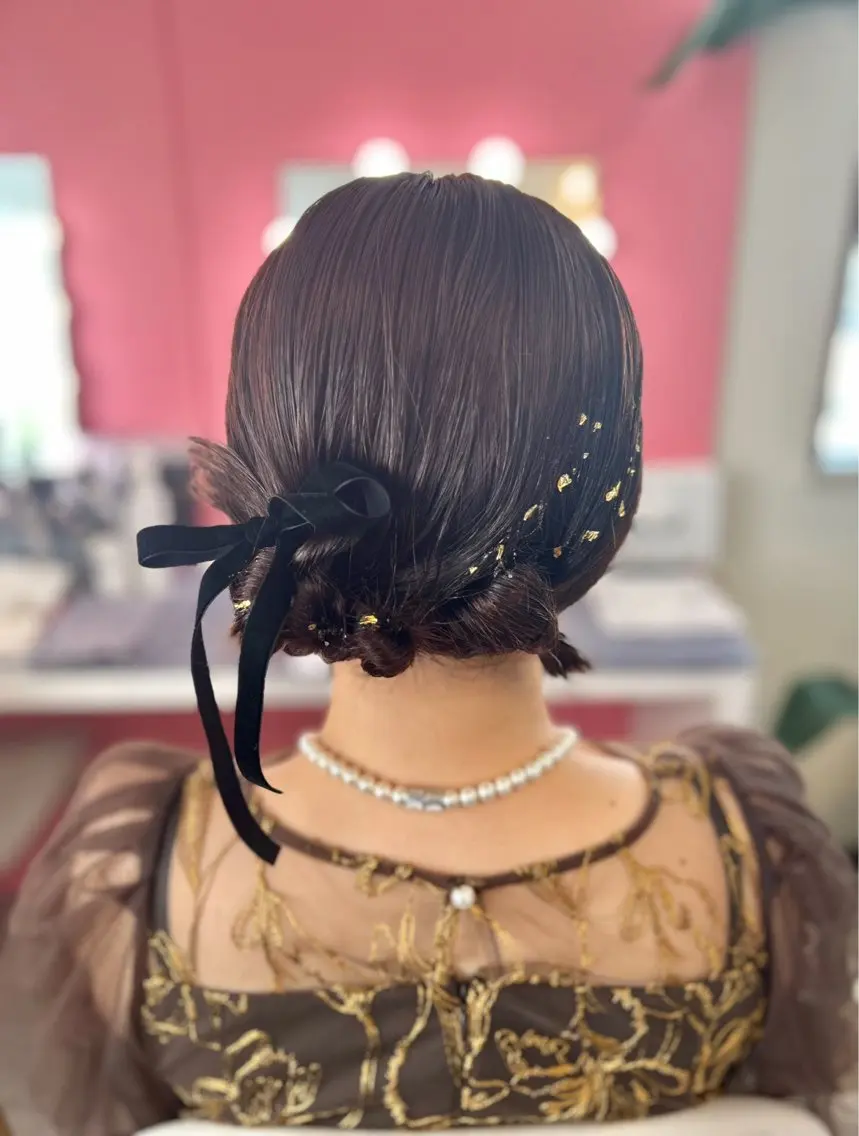 ミディアム ヘアセット 北本 美幸のヘアスタイル