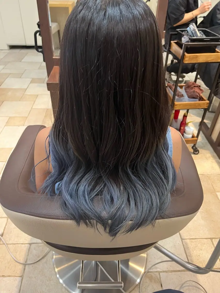 ロング カラー ヘアカラー 大人透明感艶カラー 寺田稜のヘアスタイル