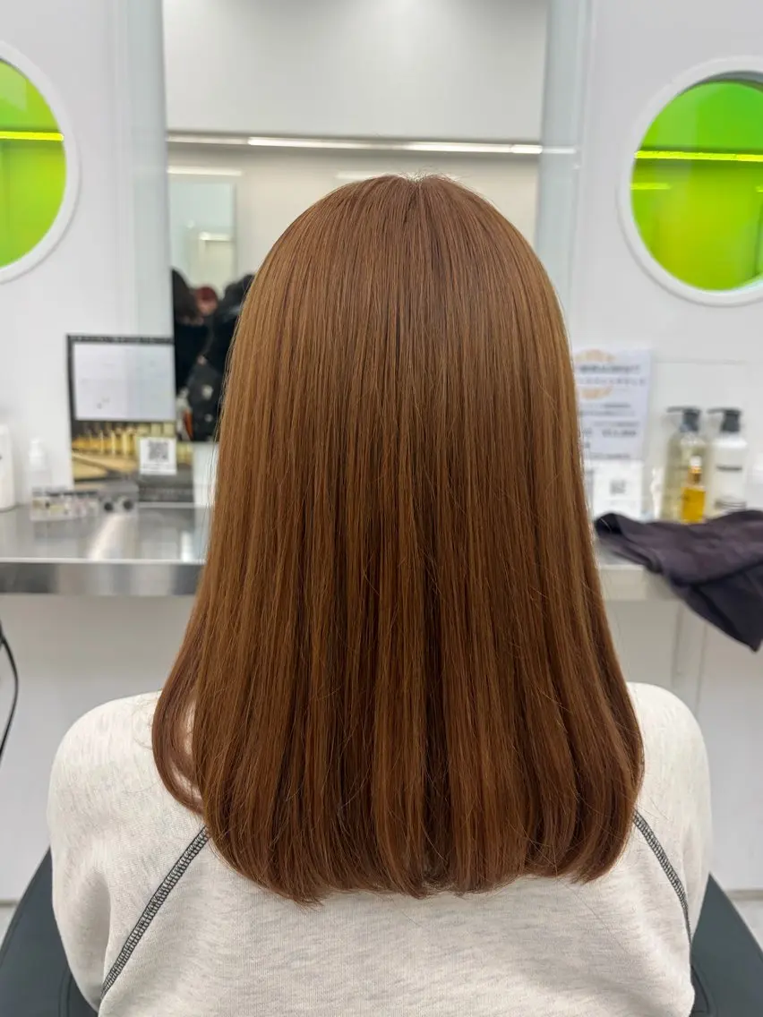 ロング ヘアカラー ヘアセット 艶髪ハイトーンカラー 渋谷🎀ririkaのヘアスタイル