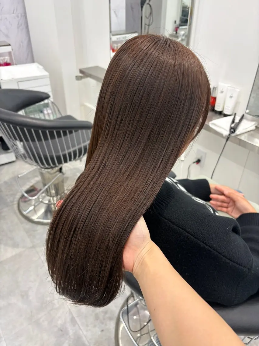 セミロング カラー ヘアカラー Parve Mix/ 平 奈果🎀のヘアスタイル